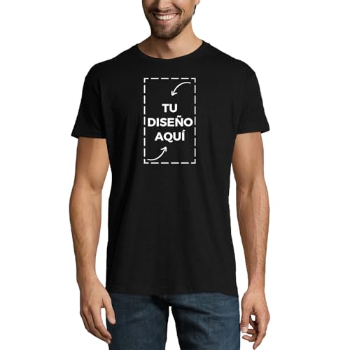 latostadora Camiseta Hombre Mujer Personalizada - Camisetas Personalizadas Hombres - Camisetas para Personalizar 2 Caras - Camiseta Personalizable por Delante y Detras - Regalos Personalizados