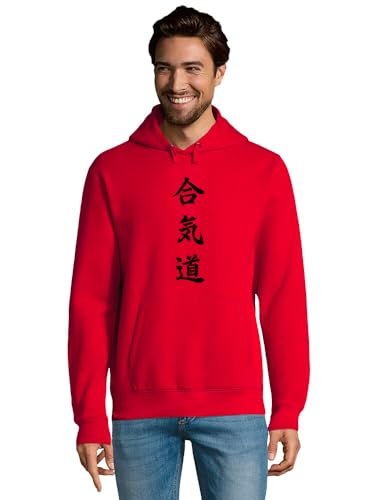 latostadora Sudadera con Capucha Aikido para Hombre - Rojo L - Ref. 1827692-P