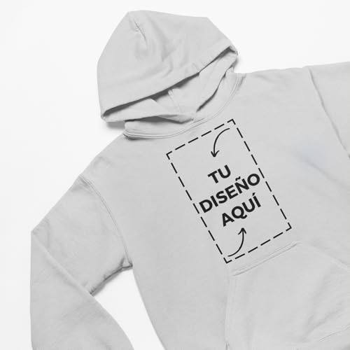 Latostadora Sudadera Personalizada Hombre Mujer - Sudaderas Personalizadas Parejas - Sudaderas para Personalizar - Sudadera Personalizable Por Delante y Detras - Personalised Hoodie Regalo