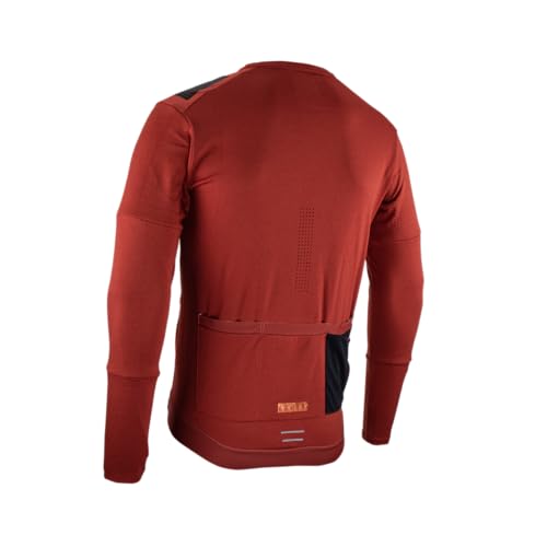 Leatt MTB Trail 4.0 Camiseta Deportiva técnica, Lava, M para Hombre