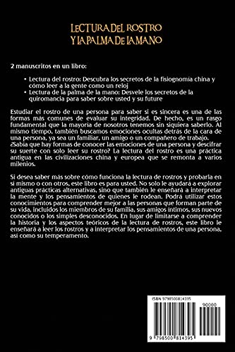 Lectura del rostro y la palma de la mano: Cómo leer a las personas mediante la fisionomía y la quiromancia chinas (Enseñanzas de la espiritualidad oriental)