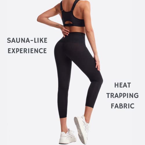 Leggins Pantalones Pantalón Sauna Sudoración térmicos Ejercicio para Pérdida de Peso Deportivo Fitness Sudor Fajas Muslo Entrenamiento Traje Cintura Entrenador Gimnasio Boxeo Adelgazantes Mujer