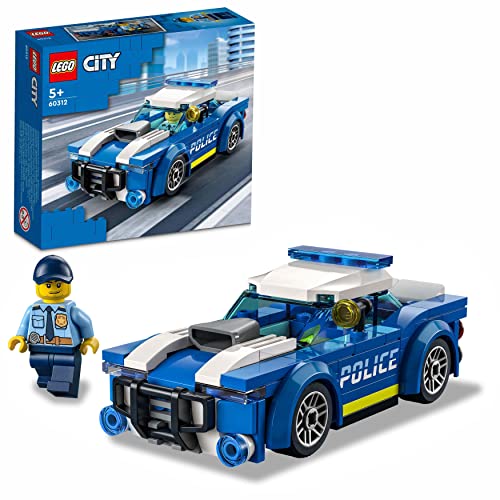 LEGO 60312 City Coche de Policía de Juguete para Niños y Niñas de 5+ Años, Set con Mini Figura, Idea de Regalo