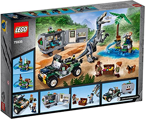 LEGO 75935 Jurassic World Encuentro con el Baryonyx: La Caza del Tesoro Juguete de Construcción