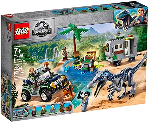 LEGO 75935 Jurassic World Encuentro con el Baryonyx: La Caza del Tesoro Juguete de Construcción