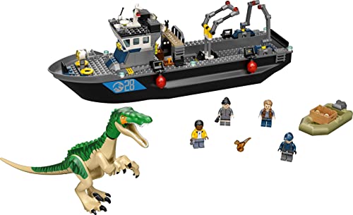 LEGO 76942 Jurassic World Fuga del Barco del Dinosaurio Baryonyx