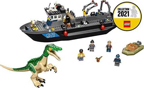 LEGO 76942 Jurassic World Fuga del Barco del Dinosaurio Baryonyx