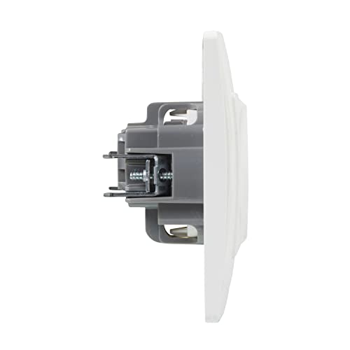 Legrand 396434 NL Toma 2P+T BL Monobloc, Blanco, Individual