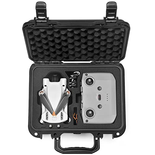 LEKUFEE Estuche Rígido Portátil Impermeable para dji Mini 3 Pro(dji RC N1) /dji Mini 3 (dji RC N1) y dji Mini 3 Pro Accesorios (Solo Maleta)