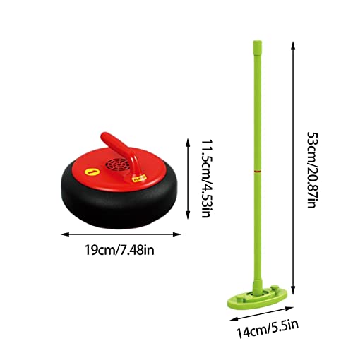 Lembrd Mesa Curling | Práctico Curling para niños - Equipo Curling Hielo, luz eléctrica, Deportes Interior y Exterior para niños, Curling, Equipo Padres e Hijos