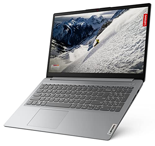 Lenovo IdeaPad 1 Gen 7 - Ordenador Portátil 15.6" FullHD (AMD 3020e, 4GB RAM, 128GB SSD, AMD Radeon Graphics, Windows 11 Home en Modo S, Microsoft 365 Personal Incluido) Gris - Teclado QWERTY Español