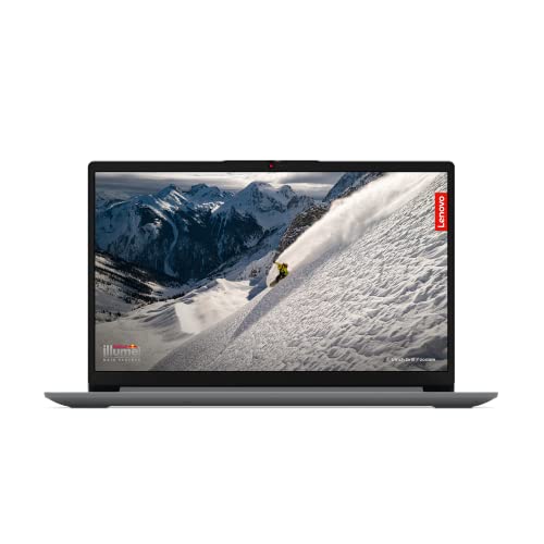 Lenovo IdeaPad 1 Gen 7 - Ordenador Portátil 15.6" FullHD (AMD 3020e, 4GB RAM, 128GB SSD, AMD Radeon Graphics, Windows 11 Home en Modo S, Microsoft 365 Personal Incluido) Gris - Teclado QWERTY Español