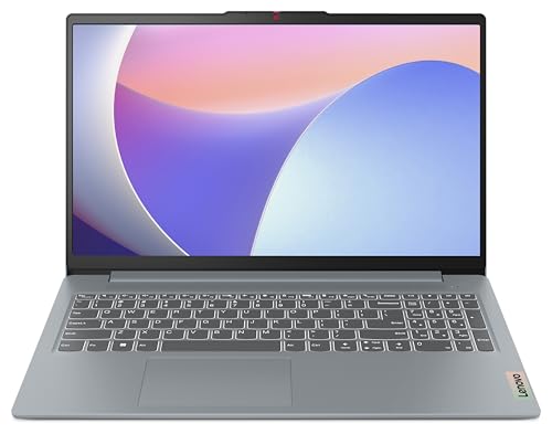 Lenovo IdeaPad Slim 3 Gen 8 - Ordenador Portátil 15.6" FHD (Intel Core i5-12450H, 8GB RAM, 512GB SSD, Intel UHD Graphics, Windows 11 Home) Gris - Teclado QWERTY Español