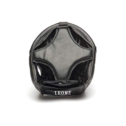 LEONE 1947, Casco Almohadilla De Plástico, Unisex Adulto, Negro, XS/S, CS432