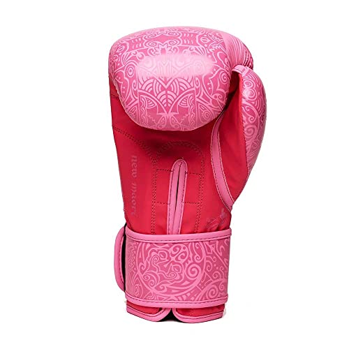 LEONE 1947, Guantes De Boxeo Maoríes, Unisex Adulto, Rosa, 10 OZ M, GN070