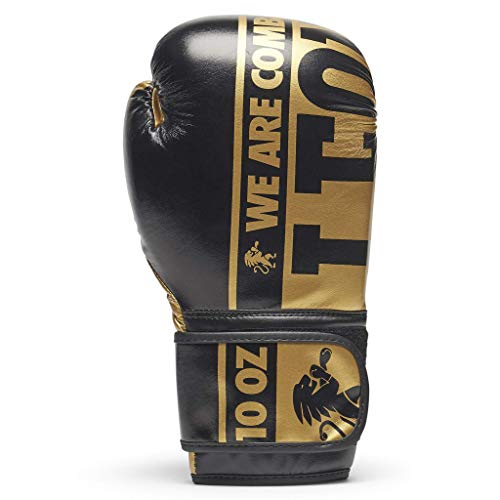 LEONE 1947 Nexplosion Guantes de Boxeo, Unisex Adulto, Dorado, 16oz