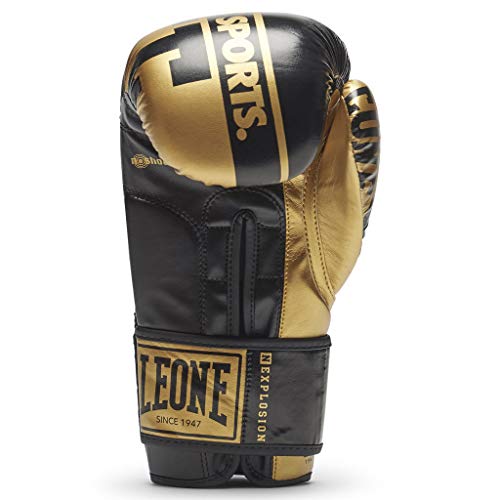 LEONE 1947 Nexplosion Guantes de Boxeo, Unisex Adulto, Dorado, 16oz