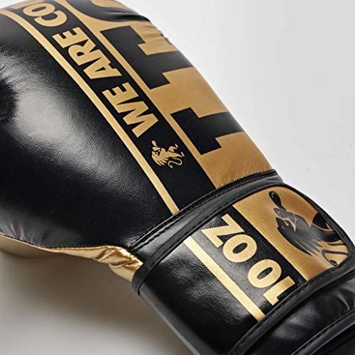 LEONE 1947 Nexplosion Guantes de Boxeo, Unisex Adulto, Dorado, 16oz