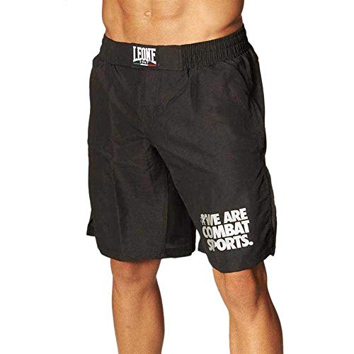 LEONE 1947, Pantalones Cortos Básicos De Mma, Unisex Adulto, Negro, L, AB795