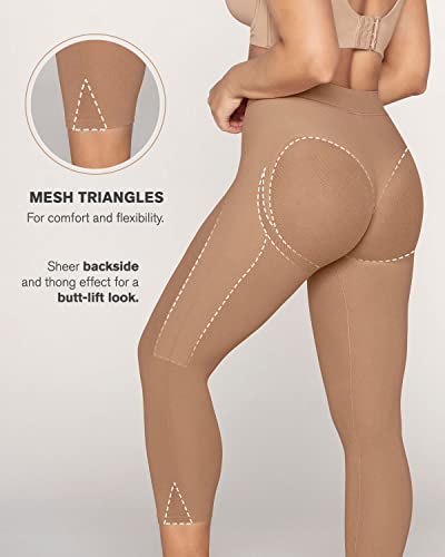 Leonisa Faja Pantalon Reductora Invisible Mujer - Braga Piernas Adelgazante & Antiroces