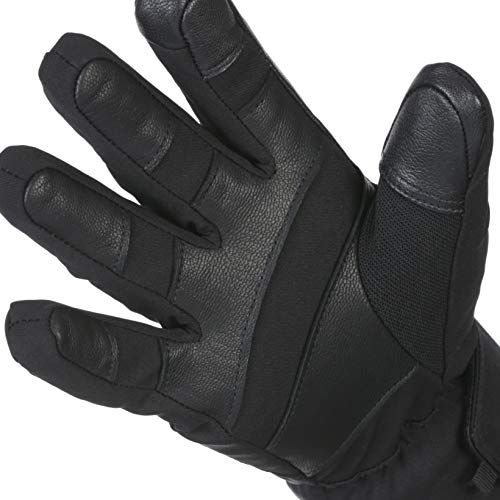 Level Alpine W Mujer Guantes, otoño/Invierno, Mujer, Color Negro/Gris, tamaño 8