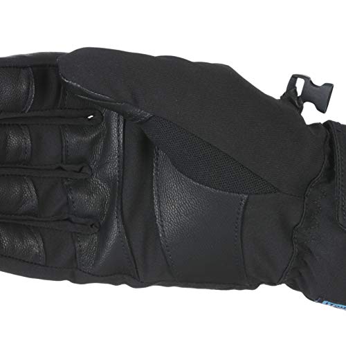 Level Alpine W Mujer Guantes, otoño/Invierno, Mujer, Color Negro/Gris, tamaño 8