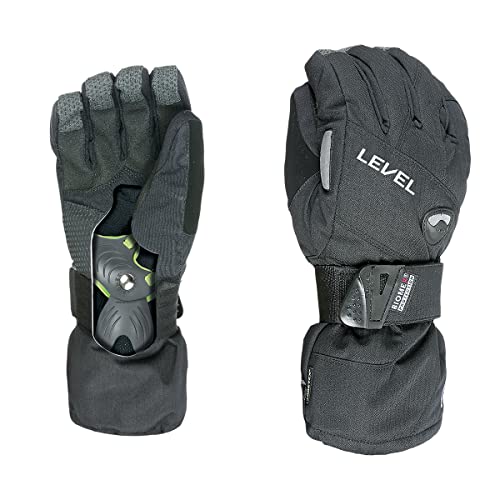 Level Half Pipe Gore-Tex Guantes, Hombre, Negro, 9