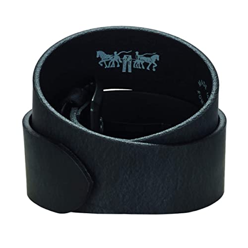 Levi's Contrast Levis Belt Cinturón, Regular Black, 95 cm Men's