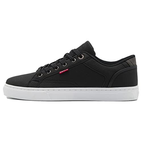 Levi's Courtright, Zapatillas Hombre, Regular Black, 43 EU