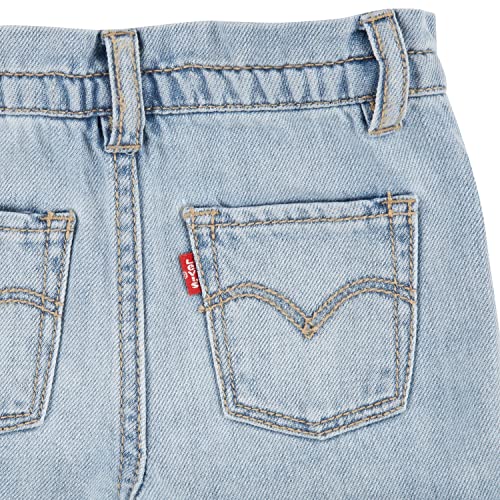 Levi's Kids Lvg paper bag pocket short Bebé-Niñas, Doubt It, 3 meses