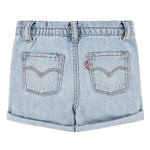 Levi's Kids Lvg paper bag pocket short Bebé-Niñas, Doubt It, 3 meses