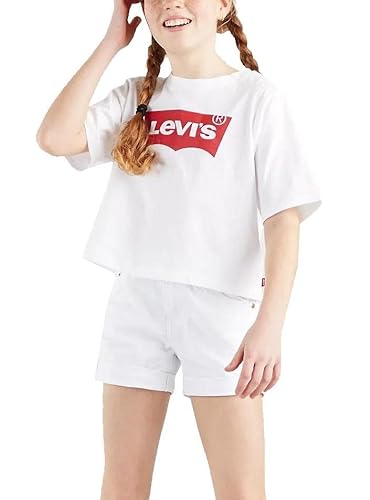 Levi's Lvg girlfriend shorty short Niñas Blanco 12 años