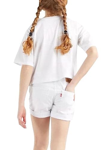 Levi's Lvg girlfriend shorty short Niñas Blanco 12 años