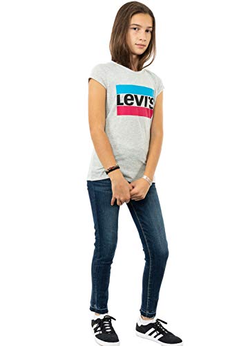 Levi's Lvg sportswear logo tee Niñas Gris (Grey Heather) 14 años