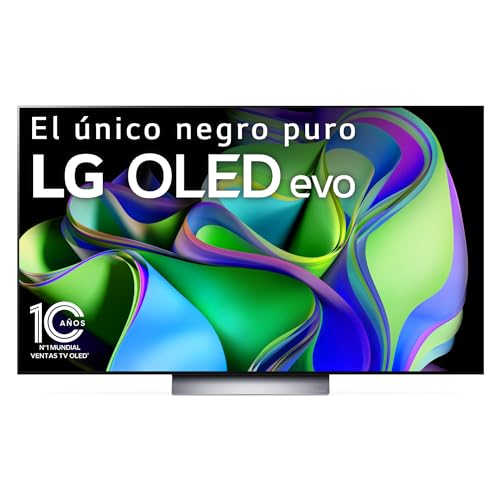 LG OLED55C34LA 55", 4K OLED EVO, Smart TV webOS23, Procesador Máxima Potencia, Dolby Vision, Dolby Atmos, Gaming, Alexa/Google Assistant