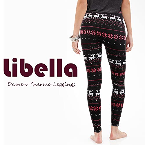 Libella Leggings térmicos de Invierno Ajustados con Peluche Noruega para Mujer 4145 B