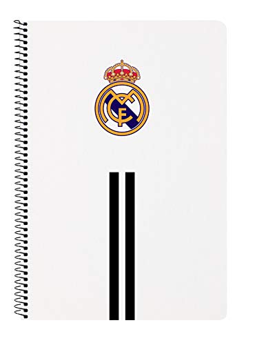 LIBRETA FOLIO 80 H. TAPAS DURAS REAL MADRID 1ª EQUIP. 20/21