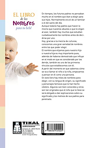 Libro De Los Nombres Para Tu Bebe, El (El Mundo Del Niño)