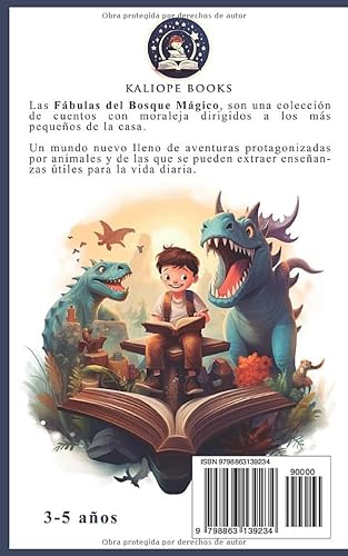 Libros Infantiles Fábulas del Bosque Mágico. Cuentos educativos con animales para niños de 3 a 5 años. Letra grande e ilustraciones a todo color: Libro 1:Los zorritos desobedientes.