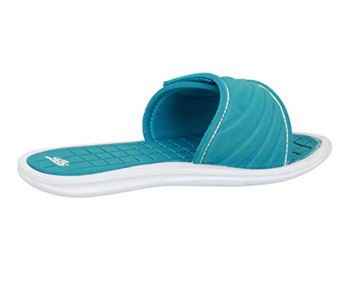 Lico Malediven, Zapatos de Playa y Piscina para Mujer, Azul (Tuerkis/Weiss), 38 EU