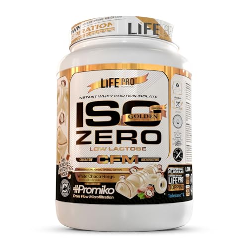 Life Pro Isolate Gourmet Edition 900g | Aislado de Suero con Sabores Espectaculares | Combate el Catabolismo y Ayuda al Mantenimiento de la Masa Muscular (White Choco Rings)