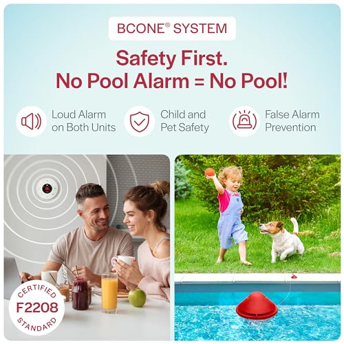 Lifebuoy 2.0 BCone Sistema de Alarma de Seguridad Flotante Inteligente para alberca. Alarma Potente para Piscina o Las Unidades del hogar.