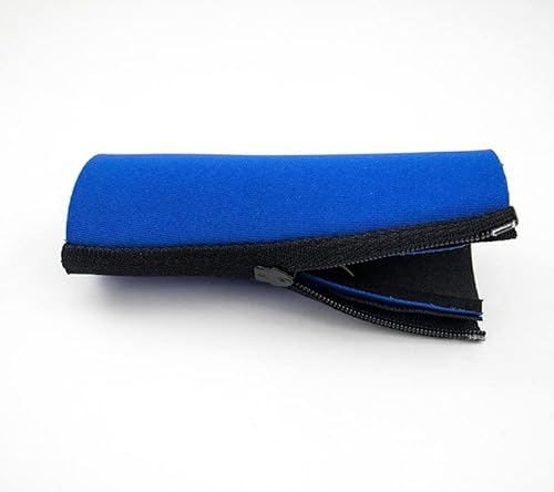 Lifeswonderful - Par de Fundas Acolchadas Azules para el Mango de la Muleta para Mayor Comodidad