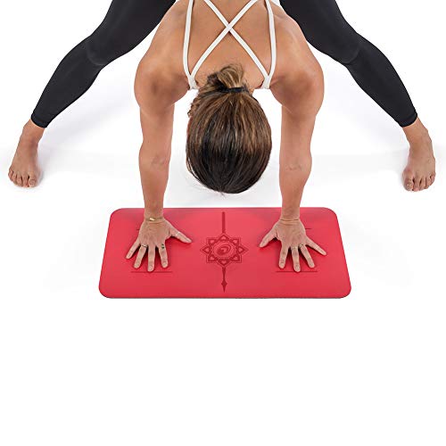 Liforme Yoga Pad - Esterilla de Yoga Antideslizante para Rodillas, Brazos y Codos - con Sistema Patentado De Alienación y Máximo Agarre - Colchoneta de Yoga Biodegradable y Eco-Friendly