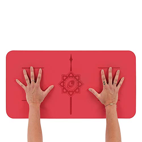 Liforme Yoga Pad - Esterilla de Yoga Antideslizante para Rodillas, Brazos y Codos - con Sistema Patentado De Alienación y Máximo Agarre - Colchoneta de Yoga Biodegradable y Eco-Friendly