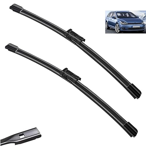 Limpiaparabrisas delanteros para coche, compatible con VW Golf MK 7 2012-2019, limpiaparabrisas, ventana limpia, cepillos de lluvia para coche, 26 "+ 18"