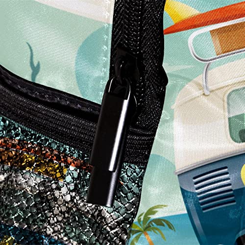 Lindo mini pack mochila ligera de viaje de verano para casa rodante, Multicolor