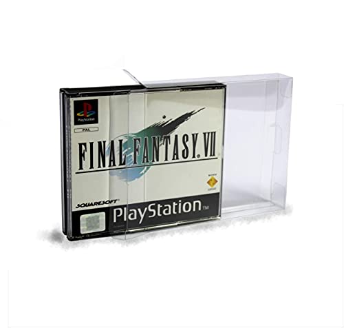 Link-e : 10 X Estuche Protector de Plastico para Caja de Doble Juego Compatible con Consola SONY Playstation - PS1