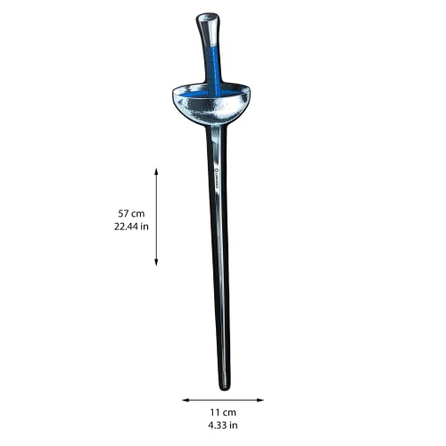 Liontouch - Espada de Esgrima Deportiva, Azul | Juguete de Espuma para Niños con Diseño Realista | Arma Segura y Divertida para Introducir a los Jóvenes Esgrimistas y Niños