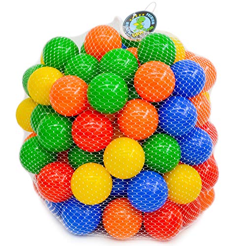 LittleTom 200 Bolas de Color Ø7cm para Piscinas de niño Mezcla de 5 Colores